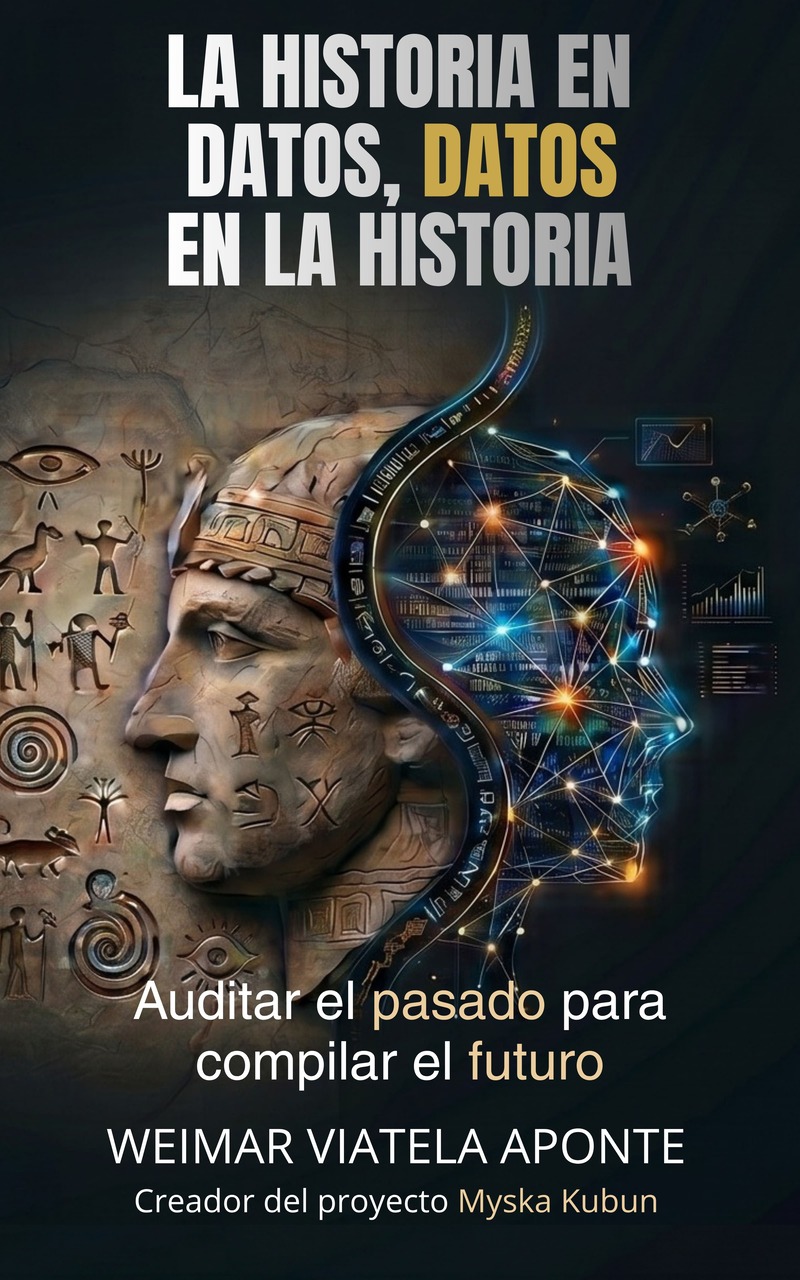 Portada del libro La historia en datos, datos en la historia, de Weimar Viatela Aponte